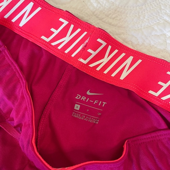 Hot Pink Nike Drawstring Shorts - Picture 2 of 2